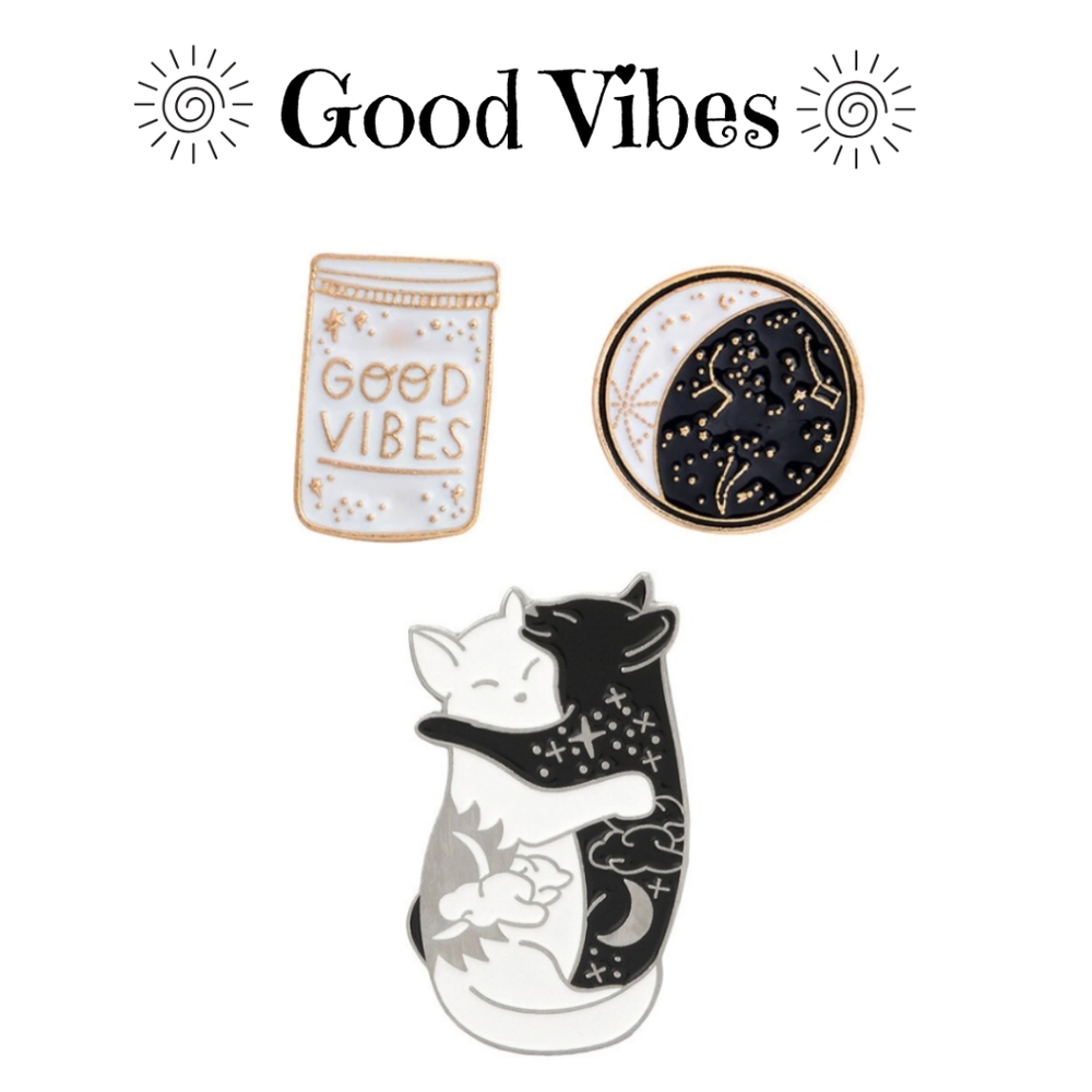 Good Vibes Pin Set